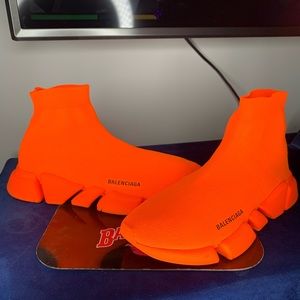 orange balenciagas